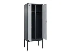 locker voor scheiding van kleding,HxBxD 2120x800x500mm,2vak