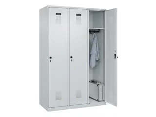 locker,HxBxD 1850x1200x500mm,3vak,vak B 400mm,draaigrendel - 1