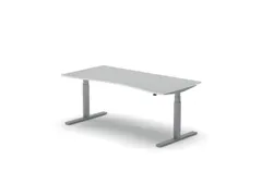 Elektrisch ihv bureau,HxBxD 650-1310x1800x900/800mm,blad wit