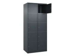lockerkast,HxBxD 1850x800x500mm,2x5vakken,vak B 400mm,cil.-slot