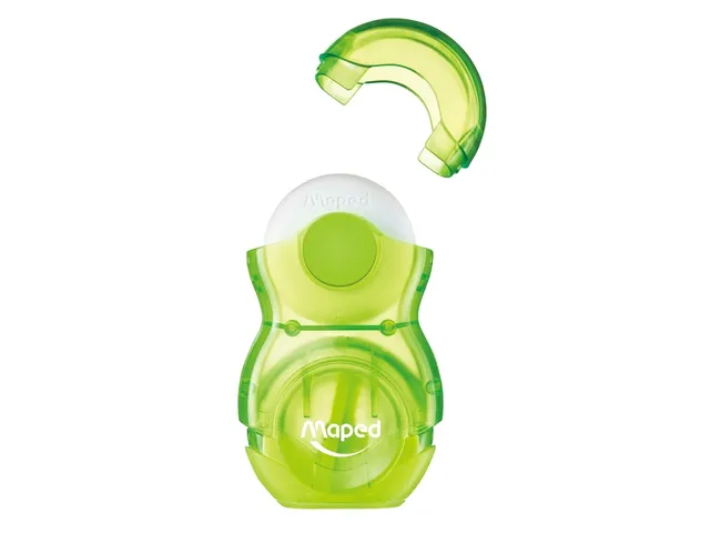 Puntenslijper Maped Loopy 1 gaats met gum display á 24 stuks assorti