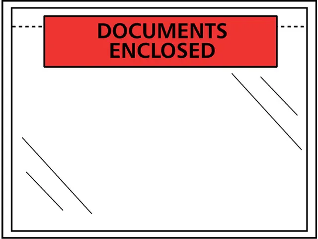 Paklijstenvelop Cleverpack Zelfklevend C6 110x165mm Documents Enclosed