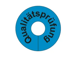signaalring,v. gaasbox,“Kwaliteitskeuring",v. opsteken,PVC,blauw
