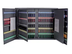 Pavo Sleutelkast XL tweedeurs 300 haken 720x540x140mm cilinderslot