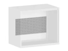 panneau arrière a. Fentes Hxl 350x1300mm acier RAL7035