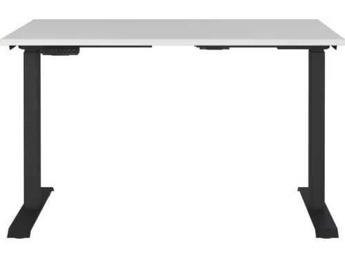 Elektrisch ihv bureau,HxBxD 720-1200x1200x800mm,blad lichtgrijs
