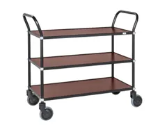 tafelwagen,draagverm. 250kg,3xhouten plaat,laadvl. LxB 950x430mm