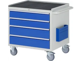 gereedschapswagen 795x770x650mm metaalblad 450kg 4 laden RAL5010 - 1