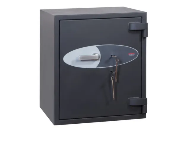 kluis,HxBxD 850x690x690mm,1niveaus,romp RAL7024,front RAL7024