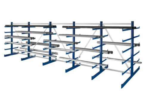 Draagarmstelling Dubbelzijdig 2000x6750x1150mm 6gelijk Lange Armen