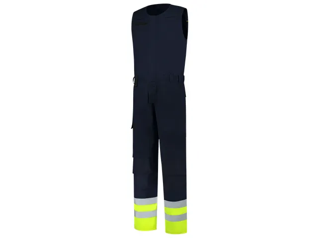 Tricorp 753008 bodybroek, fluo geel/inktblauw, maat 56, per stuk
