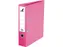 Ordner Kangaro A4 2 rings 75mm PP/Papier rose