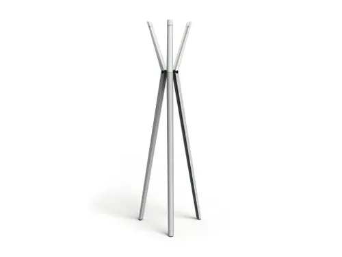 Kapstok DURASTORE 6 haken aluminium grijs 160cm