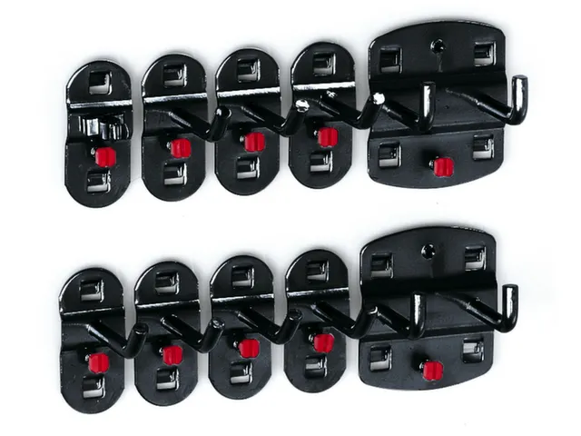 houderassortiment,v. perfoplaat,10-delig,RAL7016