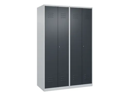 locker voor scheiding van kleding,HxBxD 1850x1200x500mm,4vak
