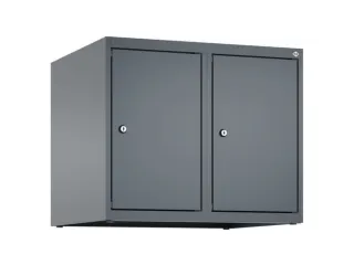 opzetkast,v. locker,2vak.,vak B 300mm,HxBxD 500x600x500mm,vleugeldeur - 1