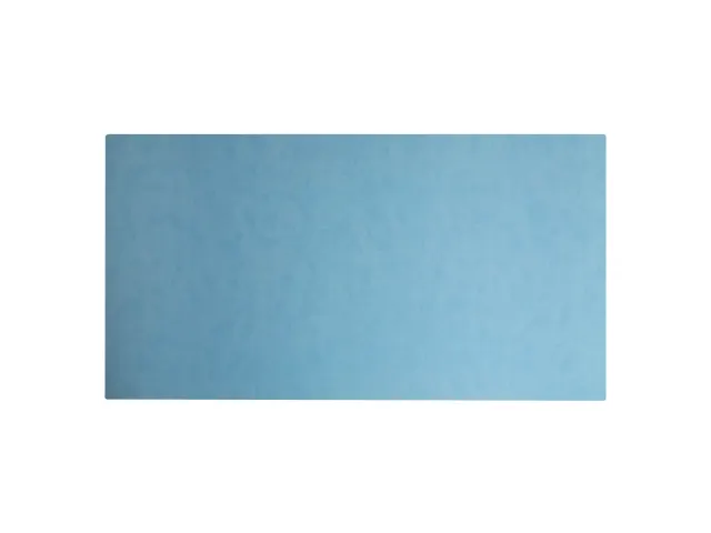 Onderlegger PU 35x60 donkerblw/lichtblw