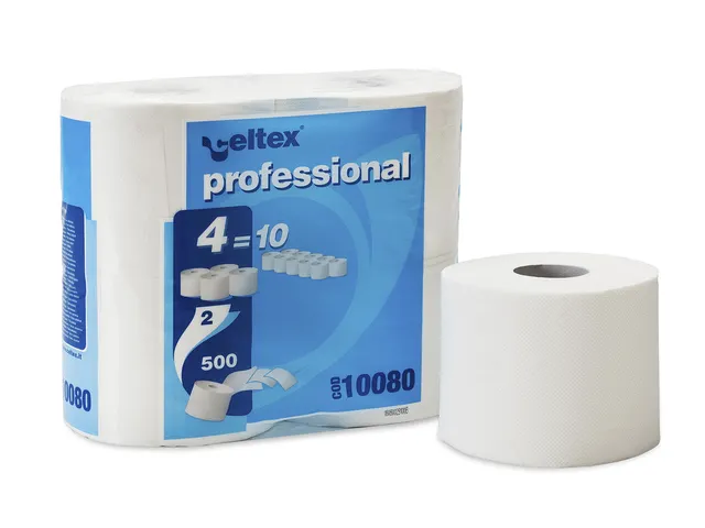 Toiletpapier Celtex Professional Blue 2-laags wit 500 vel 40 rol (10x4