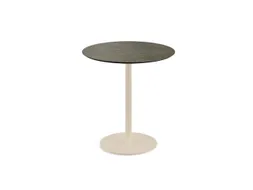 bistrotafel,HxØ 730x700mm,rond,schotelvoet zandkleuren