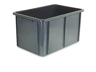 Stapelbak Pe Hxlxb 320X600X400Mm Inhoud 60L Grijs - 1