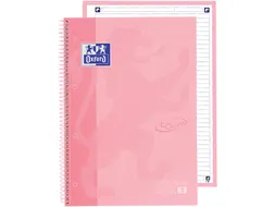 Notitieboek Touch Europeanbook A4+ lijn 80v Pastel Roze