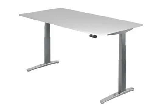 bureau assis-debout à régl. de haut. élec. HxlxP 650-1290x2000x1000