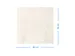 Tork 474057 Damastpapier Napperon Universal 1-laags wit 80x80cm 250 st