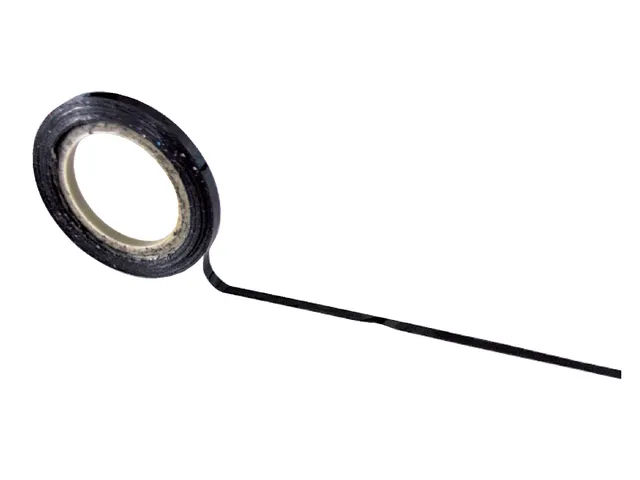 Matrixtape zelfklevend 3mmx10m zwart