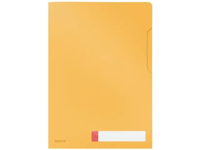 Cosy L-map, ft A4, PP 0.20mm ondoorzichtig geel