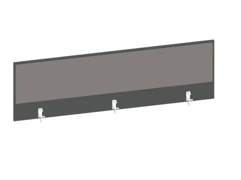 baliepaneel bureau aanbouw achter MS-donkergrijs BN8078-grijs 1600mm