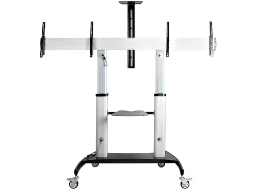 Dual TV Standaard op Wielen voor 37-60 Inch VESA TV's