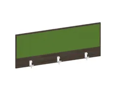 baliepaneel bureau aanbouw achter NV bruin hickory BN4011-rood 1200mm