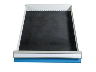 geribbelde rubberen mat,v. lade,BxD 450x600mm - 1