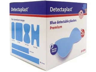 Detectaplast 8045 Vlinderpleister waterafstotend elastisch blauw 50 st - 1