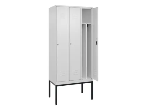 locker voor scheiding van kleding,HxBxD 2120x900x500mm,3vak