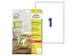 Etiket Avery L4775REV-20 210x297mm wit 20stuks