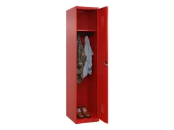 locker,HxBxD 1850x400x500mm,1vak,vak B 400mm,cil.-slot,staand op vloer