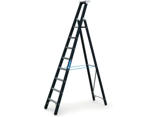 Zwaarlastladder Aluminium Boom L 2 71M 8Sporten Bordes H 2 12M