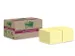 Memoblok Post-it 622 RSS12CY 47,6x47,6mm canary yellow 12 stuks