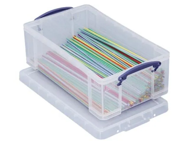 Opbergbox Really Useful 12 liter 465x270x150mm transparant wit