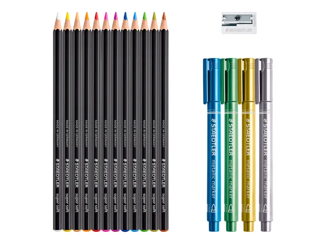 Crayon de couleur Staedtler 149C Design Journey Black & White 17pcs