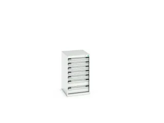 ladekast HxBxD 900x525x650mm 7laden romp RAL7035 front RAL7035 - 7