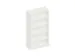 kantoorstelling,HxBxD 1920x1000x430mm,4xhouten vloer,decor romp wit