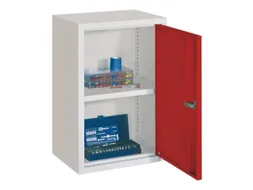 Hangkast 600x400x300mm 1 Verstelbaar Legbord Ral 7035 Front Ral 3000