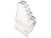 postpakketdoos 7 Raadhuis 485x369x269mm wit bedrukt 5 stuks