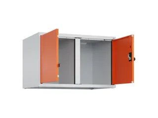 opzetkast,v. locker voor scheiding van kleding,2vak.,vak B 400mm - 1