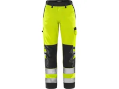 High vis Green broek dames Geel Zwart klasse 2 2642 Maat 48