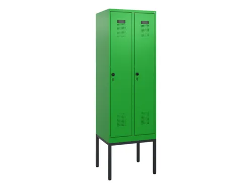 schoollocker,HxBxD 1950x600x500mm,2vak,vak B 300mm,draaigrendel