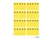 Etiket Herma 3771 26x40mm Diepvries Geel 48 stuks