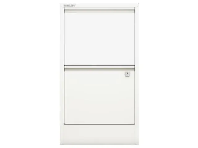 hangmappenkast,HxBxD 672x413x400mm,2hangmappenframes,romp verkeerswit